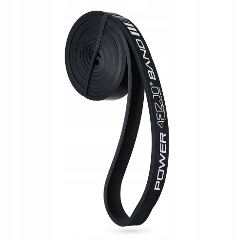 Резинка для фитнеса  4FIZJO Power Band 22 мм 12-17 кг Black - фото №10